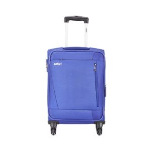 Safari Polyester 57 cms Blue Softsided Cabin Rs 1050 amazon dealnloot