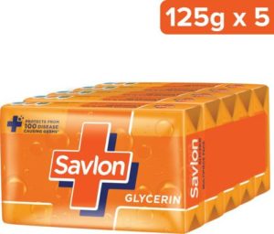 Savlon Glycerin Bar 125gx5 5 x 25 Rs 150 flipkart dealnloot