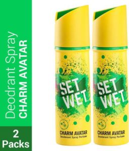 Set Wet Charm Avatar Deodorant Body Spray Rs 118 flipkart dealnloot