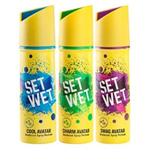 Set Wet Deodorant Spray Perfume 150ml Cool Rs 188 amazon dealnloot