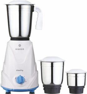 Singer Chefy cheffy 500 W Mixer Grinder Rs 1040 flipkart dealnloot