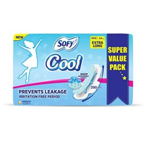 Sofy Cool Sanitary Napkin XL 54 Pads Rs 299 amazon dealnloot