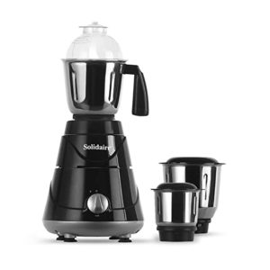 Solidaire 550 Watt Mixer Grinder with 3 Rs 1199 amazon dealnloot