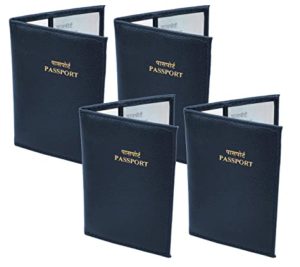 Storite 4 Pack PU Leather Travel Passport Rs 149 amazon dealnloot