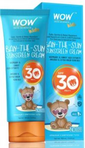 WOW Skin Science Kids Ban the Sun Rs 174 flipkart dealnloot