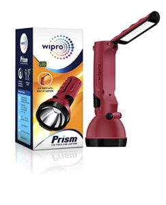 Wipro Prism Rechargeable LED Torch Cum Lantern Rs 475 amazon dealnloot