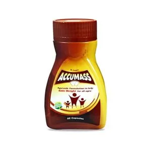 Accumass Weight Gain Capsules 60 Count Rs 189 amazon dealnloot