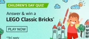 Amazon Childrens Day Quiz Answers