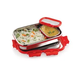 Cello Click It Stainless Steel Lunch Pack Rs 479 amazon dealnloot