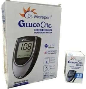 Dr Morepen BG 03 Glucometer And 25 Rs 550 flipkart dealnloot