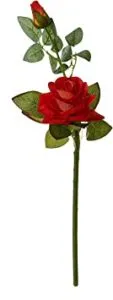 Fourwalls Artificial Beautiful Single Velvet Rose Stick Rs 119 amazon dealnloot