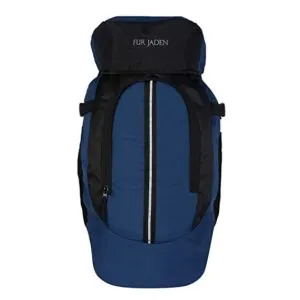 Fur Jaden 44L Navy Rucksack Trekking Backpack Rs 499 amazon dealnloot