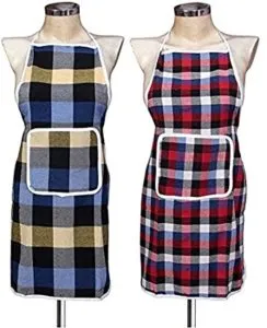GLUN Waterproof Cotton Kitchen Apron with Front Rs 129 amazon dealnloot