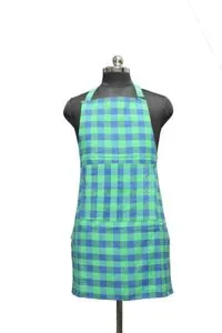 GLUN Waterproof Unisex Kitchen Apron Checkered with Rs 49 amazon dealnloot