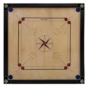 Gencliq Wooden Carrom Board Without Coins Striker Rs 592 amazon dealnloot