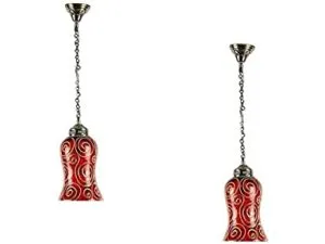 Gojeeva Decorative Red Pendant Light Rs 14 amazon dealnloot