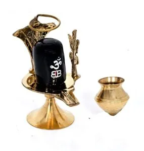 Hashcart Brass Shiva Ling Lingam Shivling Statue Rs 102 amazon dealnloot
