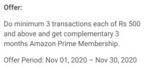 ICICI AMazon offer