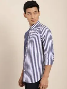 Invictus Men Slim Fit Striped Spread Collar Rs 459 flipkart dealnloot