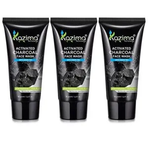 KAZIMA Activated CHARCOAL Face Wash Pack Of Rs 168 amazon dealnloot
