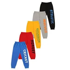 KYDA KIDS Boys Loose Fit Trackpants Pack Rs 495 amazon dealnloot