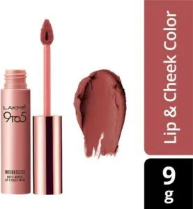 Lakme 9 to 5 Weightless Mousse Lip Rs 310 flipkart dealnloot