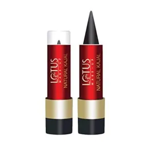 Lotus Make up Natural Kajal Black 4g Rs 97 amazon dealnloot