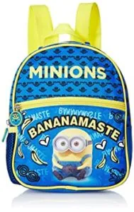 Minions Polyester 21 cms Blue School Backpack Rs 199 amazon dealnloot