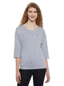 Miss Chase Womens Maroon Basic Top Rs 153 amazon dealnloot