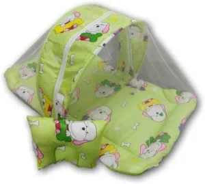 Miss Chief Polycotton Bedding Set Grass Green Rs 239 flipkart dealnloot