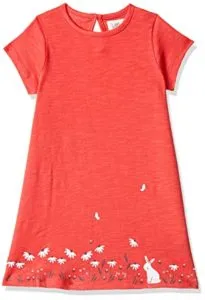 Mothercare Baby Girls Dress SB787 1_Coral_18 24 Rs 177 amazon dealnloot