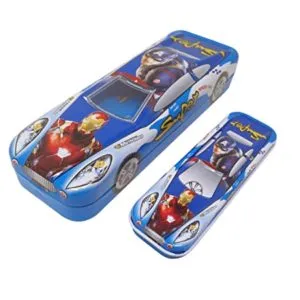 Parteet Multicolour Cartoon Printed Car Shape Matal Rs 189 amazon dealnloot