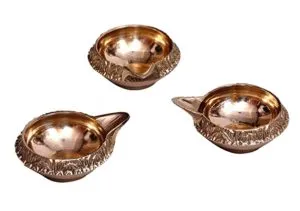Rewari Handicrafts Handcrafted Ashthadhatu Kuber Diya I Rs 99 amazon dealnloot