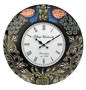 RoyalsCart Peacock Painting Analog Wall Clock 12 Rs 292 amazon dealnloot