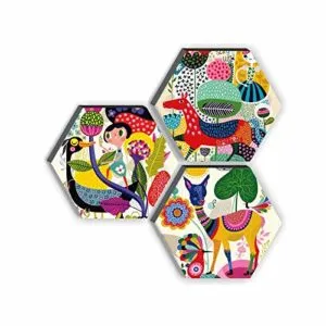 SAF Set of 3 Hexagon Kid s Rs 199 amazon dealnloot