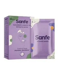 Sanfe Natural Intimate Wipes 3 in 1 Rs 79 amazon dealnloot