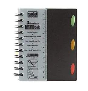 Solo NA 633 3 Subjects Note Book Rs 58 amazon dealnloot