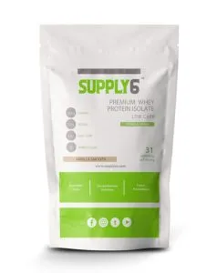 Supply6 90% Premium Whey Protein Isolate With Shaker - 1 Kg (Vanilla Smooth) at Rs 1448