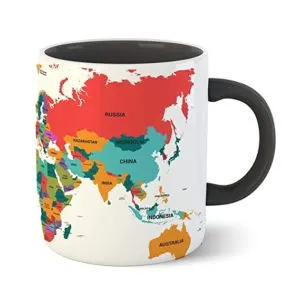 Tonkwalas Creative Wold Map Tea and Coffee Rs 49 amazon dealnloot