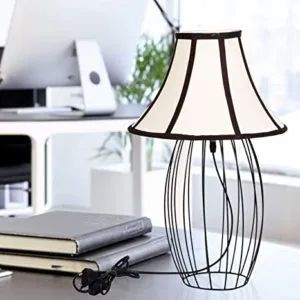 Tu Casa Designer Off White Table Lamp Rs 557 amazon dealnloot
