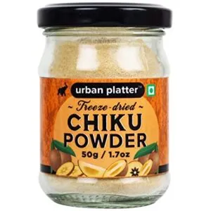 Urban Platter Freeze Dried Chikoo Powder 50g Rs 99 amazon dealnloot