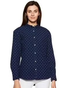 Wrangler Women s Plain Slim fit Shirt Rs 271 amazon dealnloot