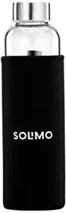 Amazon Brand Solimo Borosilicate Glass Water Bottle Rs 99 amazon dealnloot