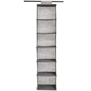 AmazonBasics Hanging Closet Shelf 6 Tier Rs 169 amazon dealnloot