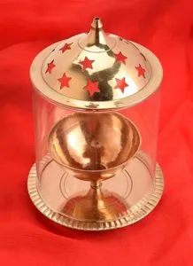 Angelic Brass Udupi Jyoth 12 cm x Rs 196 amazon dealnloot