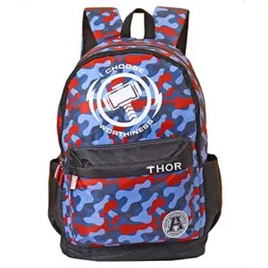 Avengers Nylon 32 cms Multi School Backpack Rs 299 amazon dealnloot
