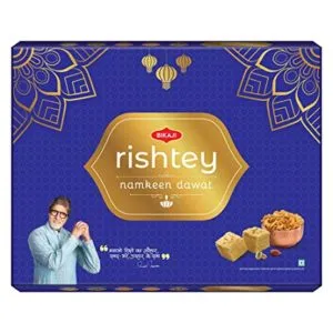 BIKAJI Rishtey Namkeen Dawat Pouch 1200 g Rs 288 amazon dealnloot