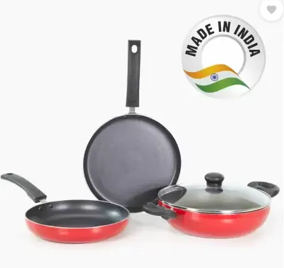 Butterfly Rapid Non Indcution Cookware Set (Aluminium, 3 - Piece)
