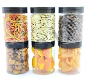 COIF 6 Pieces Airtight Plastic Kitchen Storage Rs 249 amazon dealnloot