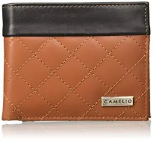 Camelio Black Tan Men s Wallet CAM Rs 190 amazon dealnloot